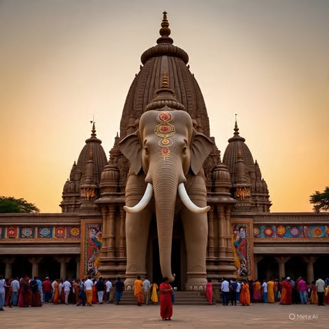 Madurai Meenakshi Temple at night